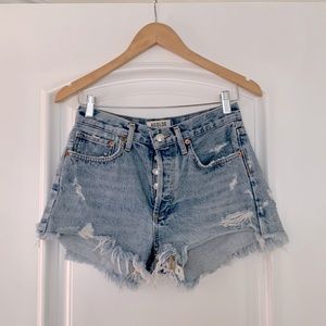 Agolde Blue Jeans Shorts- Size 25